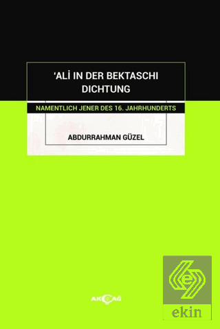 'Ali in Der Bektaschi Dichtung