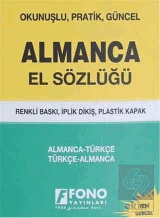 Almanca / Türkçe – Türkçe / Almanca El Sözlüğü