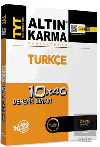 Altın Karma TYT Türkçe 10 x 40 Branş Deneme