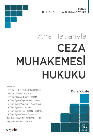 Ana Hatlarıyla Ceza Muhakemesi Hukuku