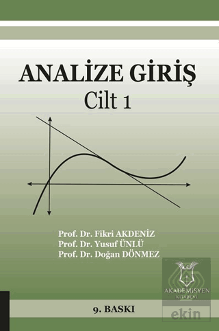 Analize Giriş Cilt 1