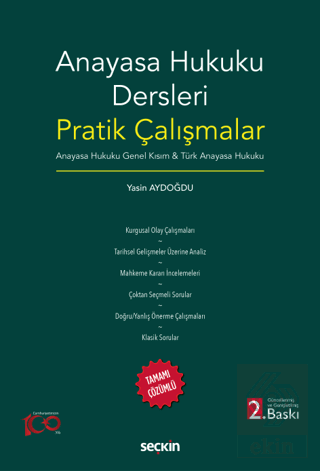 Anayasa Hukuku Dersleri Pratik Çalışmalar