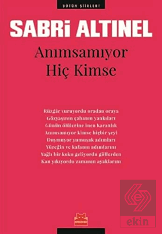 Anımsamıyor Hiç Kimse