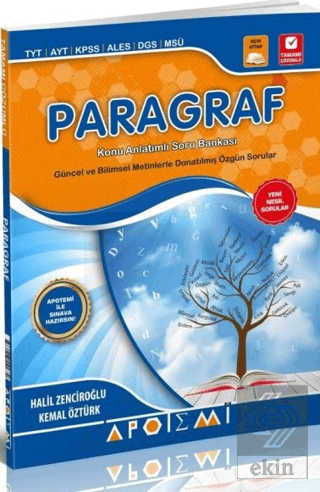 Apotemi Paragraf Konu Anlatımlı Soru Bankası