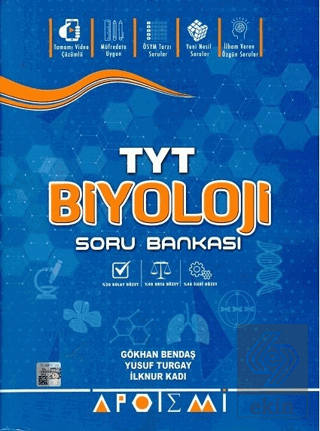 Apotemi Yayınları TYT Biyoloji Soru Bankası