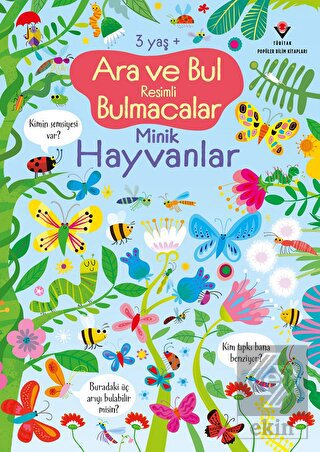 Ara ve Bul Resimli Bulmacalar Minik Hayvanlar