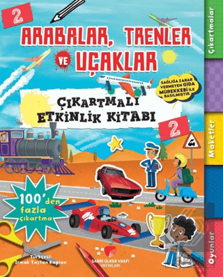 Arabalar, Trenler ve Uçaklar - Çıkartmalı Etkinli