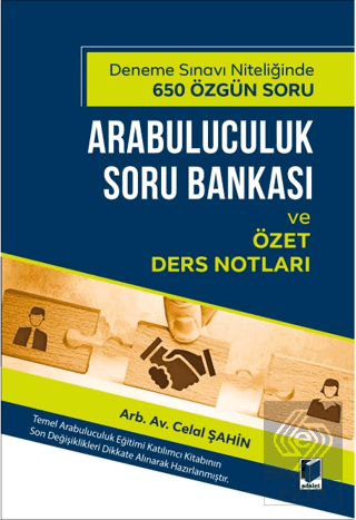 Arabuluculuk Soru Bankası ve Özet Ders Notları