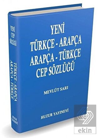 Arapça-Türkçe Cep Sözlüğü (Mavi Kapak)