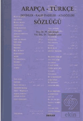 Arapça-Türkçe Deyimler Kalıp İfadeler Atasözleri S