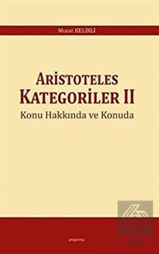 Aristoteles Kategoriler 2