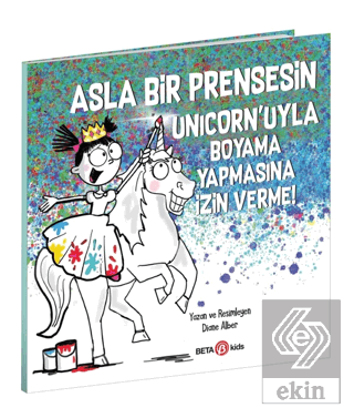 Asla Bir Prensesin Unicorn'uyla Boyama Yapmasına İ