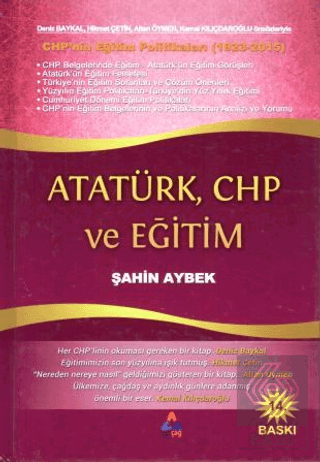 Atatürk, CHP ve Eğitim