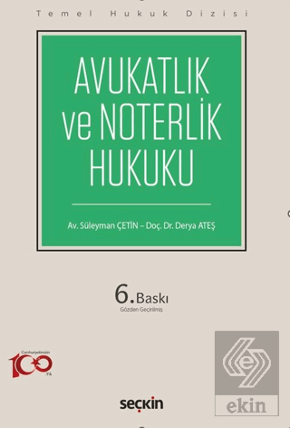 Avukatlık ve Noterlik Hukuku (THD)