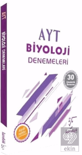 AYT Biyoloji Denemeleri - 30 Çözümlü Deneme