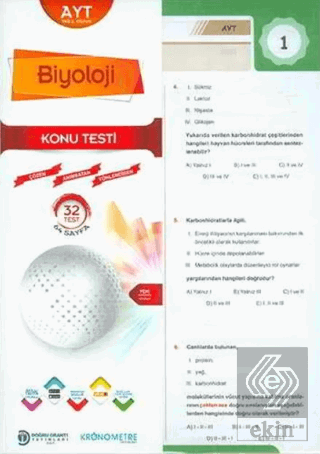 AYT Biyoloji Yaprak Test