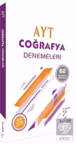 AYT Coğrafya Denemeleri 60 Çözümlü Deneme