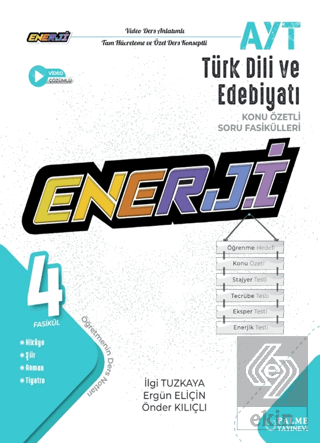 AYT Enerji Türk Dili ve Edebiyatı Konu Özetli Soru Fasikülleri