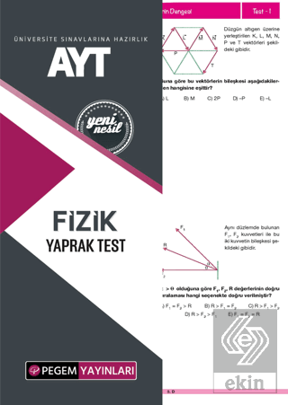 AYT Fizik Yaprak Test