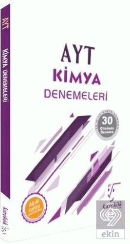 AYT Kimya Denemeleri - 30 Çözümlü Deneme