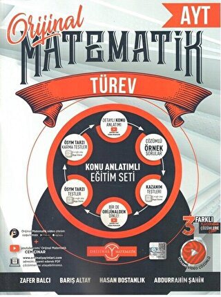 AYT Matematik Türev Konu Anlatımlı Orijinal Yayınl