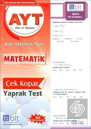 AYT Matematik Yaprak Test