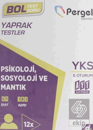 AYT Psikoloji - Sosyoloji - Mantık Kutu Test