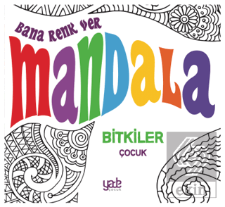 Bana Renk Ver Mandala-Bitkiler Çocuk