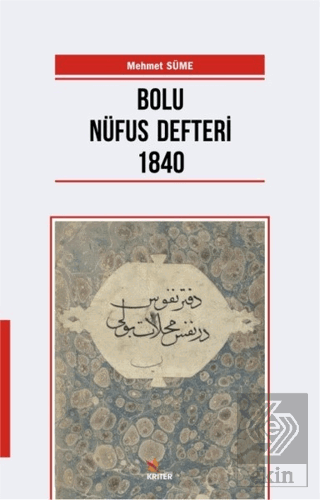 Bolu Nüfus Defteri 1840