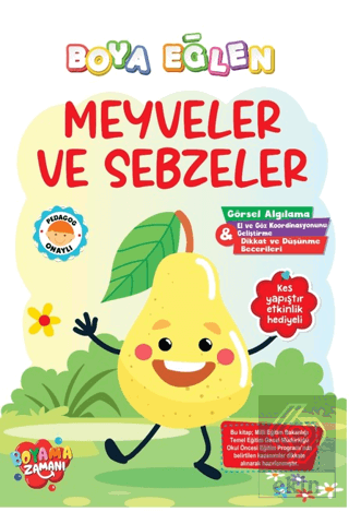 Boya Eğlen – Meyveler ve Sebzeler