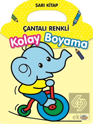 Çantalı Renkli Kolay Boyama- Sarı Kitap