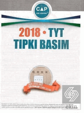 Çap Yayınları TYT 2018 Tıpkı Basım