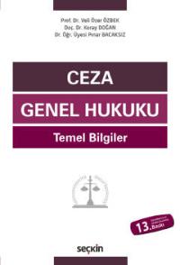 Ceza Genel Hukuku Temel Bilgiler