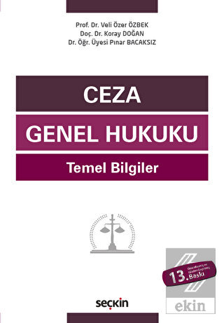 Ceza Genel Hukuku Temel Bilgiler