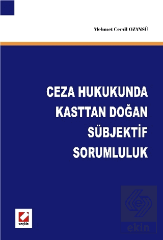 Ceza Huk.Kasttan Doğan Sübjektif Sor.