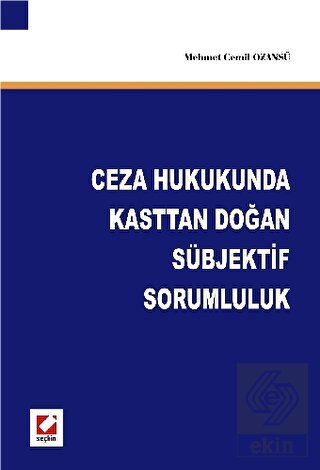 Ceza Huk.Kasttan Doğan Sübjektif Sor.