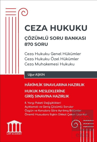 Ceza Hukuku Çözümlü Soru Bankası 870 Soru