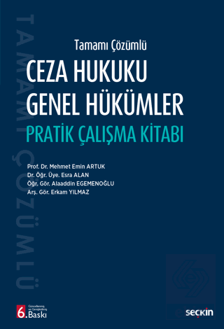 Ceza Hukuku Genel Hükümler Pratik Çalışma Kitabı