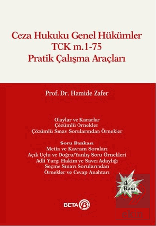 Ceza Hukuku Genel Hükümler TCK m.1-75 Pratik Çalış