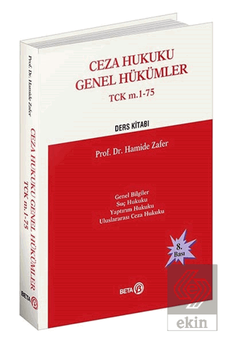 Ceza Hukuku Genel Hükümler TCK m. 1-75