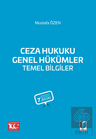 Ceza Hukuku Genel Hükümler Temel Bilgiler