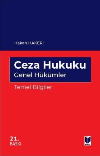 Ceza Hukuku Genel Hükümler Temel Bilgiler