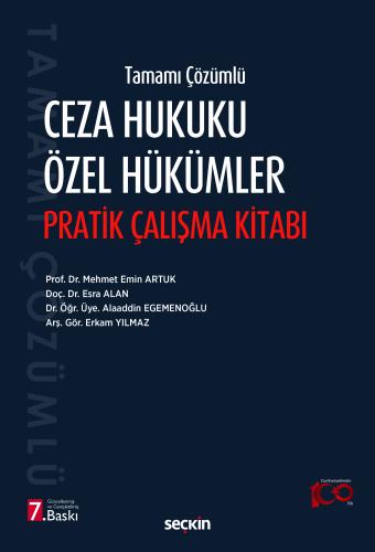 Ceza Hukuku Özel Hükümler Pratik Çalışma Kitabı