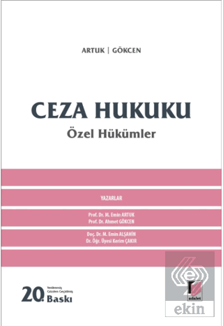 Ceza Hukuku Özel Hükümler