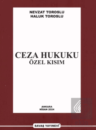 Ceza Hukuku Özel Kısım