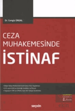 Ceza Muhakemesinde İstinaf