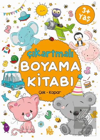 Çıkartmalı Boyama Kitabı 3 Yaş+