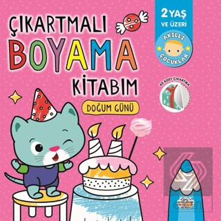 Çıkartmalı Boyama Kitabım - Doğum Günü