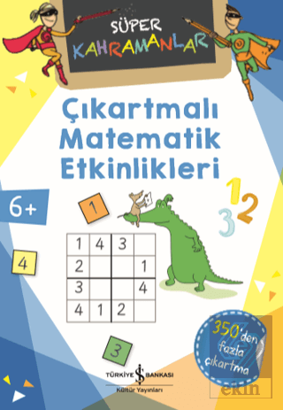 Çıkartmalı Matematik Etkinlikleri - Süper Kahraman