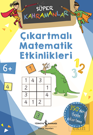 Çıkartmalı Matematik Etkinlikleri - Süper Kahraman